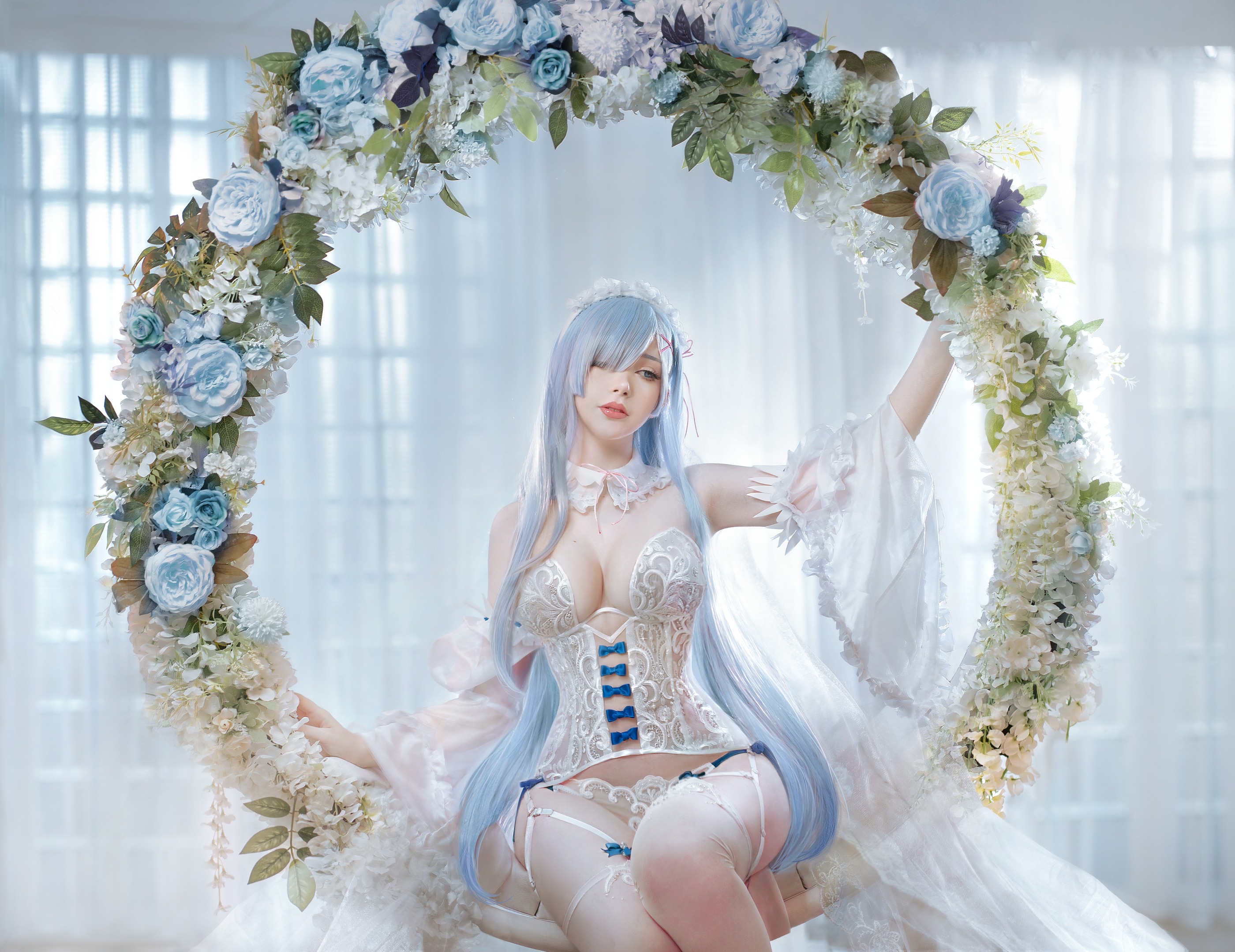 图片[1]-Sayathefox – NO.020 蕾姆 [12P]-XikXak